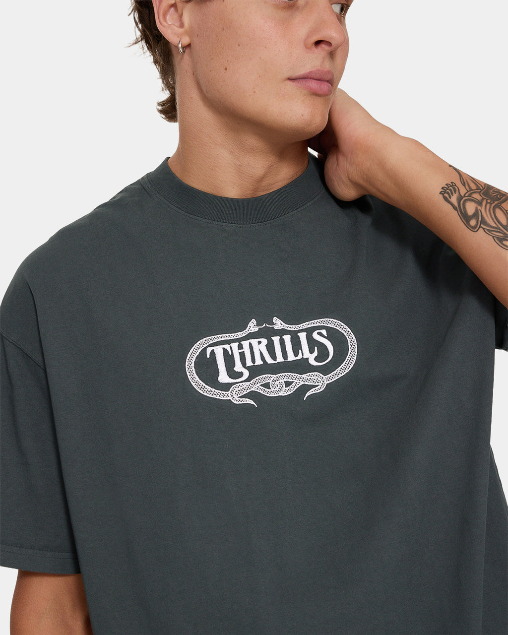 DOUBLE TIME OVERSIZE BOX TEE P62