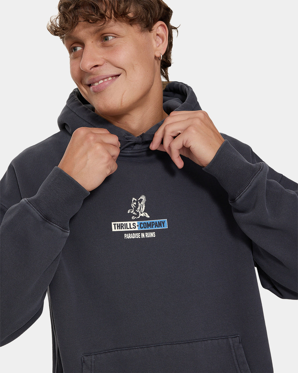 RISEN SLOUCH PULL ON HOOD 110