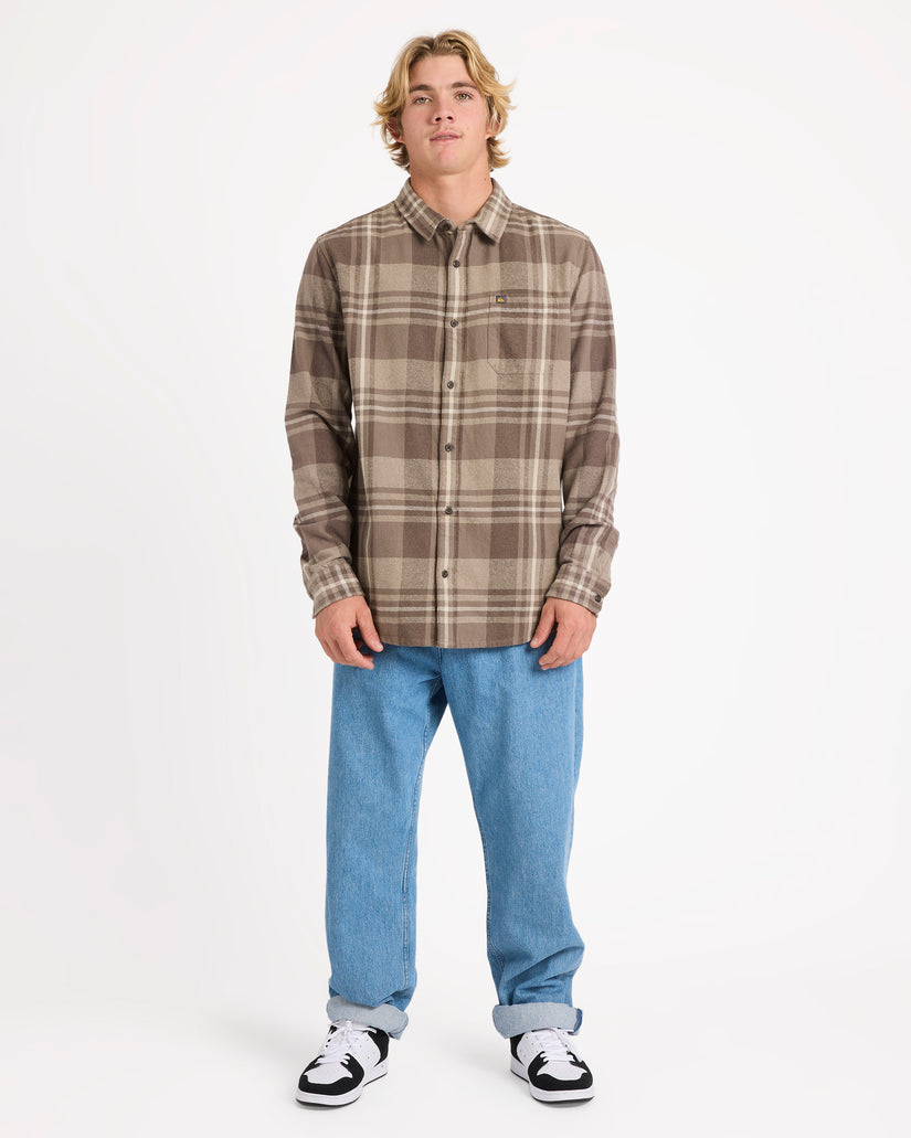Mens Scribe Plaid Long Sleeve Shirt