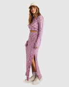 Womens Hazy Sun Long Skirt