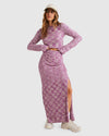 Womens Hazy Sun Long Skirt