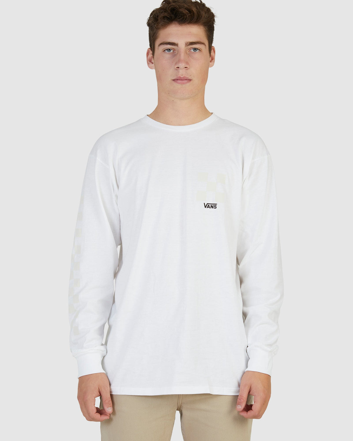 MENS CHECKERBOARD DAY 21 LONG SLEEVE T-SHIRT