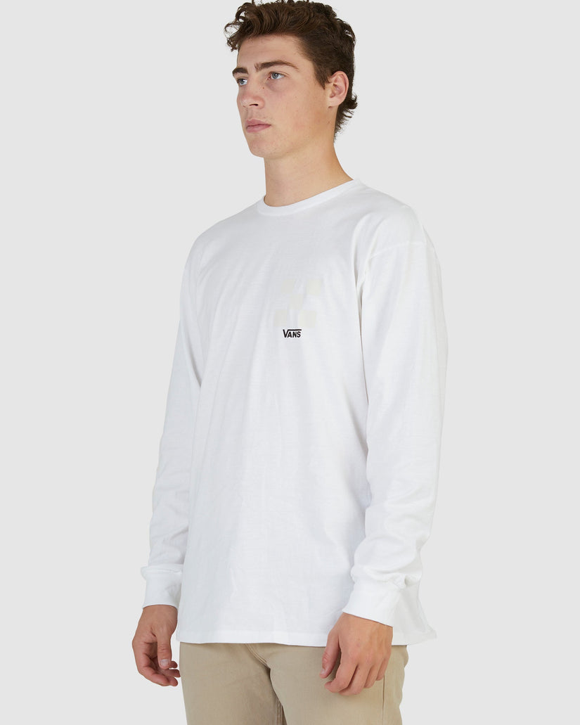 MENS CHECKERBOARD DAY 21 LONG SLEEVE T-SHIRT