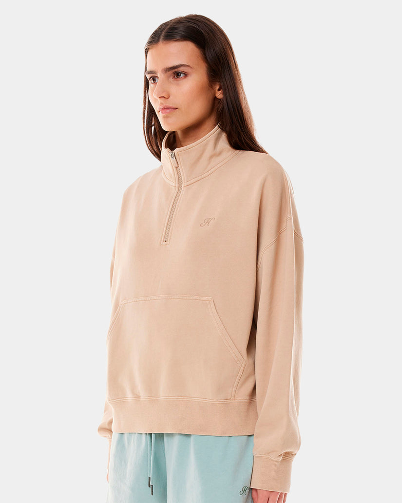 WOMENS FREE QUARTER ZIP SWEATSHIRT