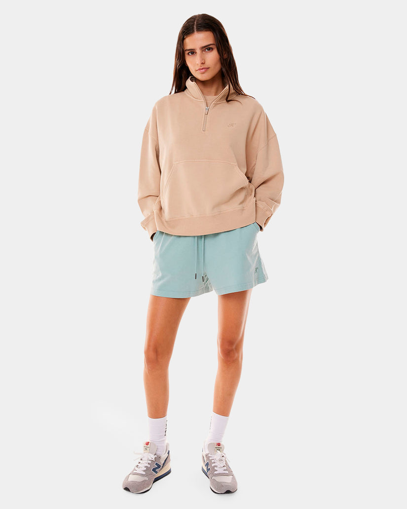 WOMENS FREE QUARTER ZIP SWEATSHIRT