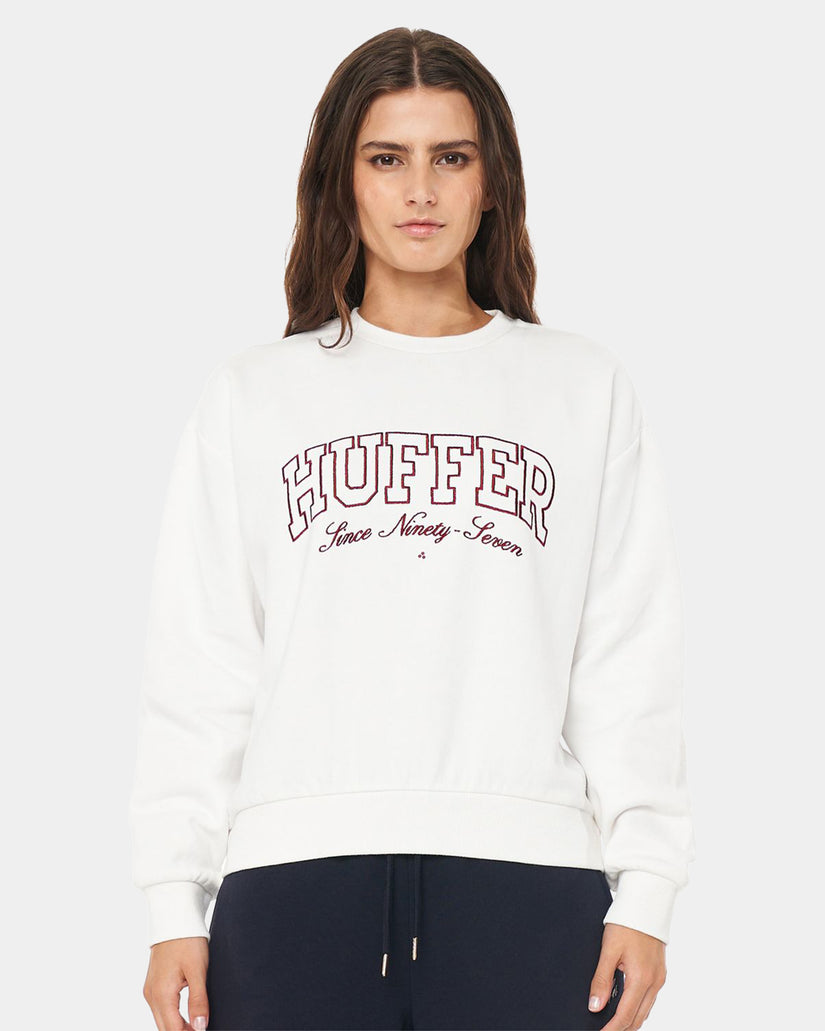 WOMENS RINGS SLOUCH CREW NECK