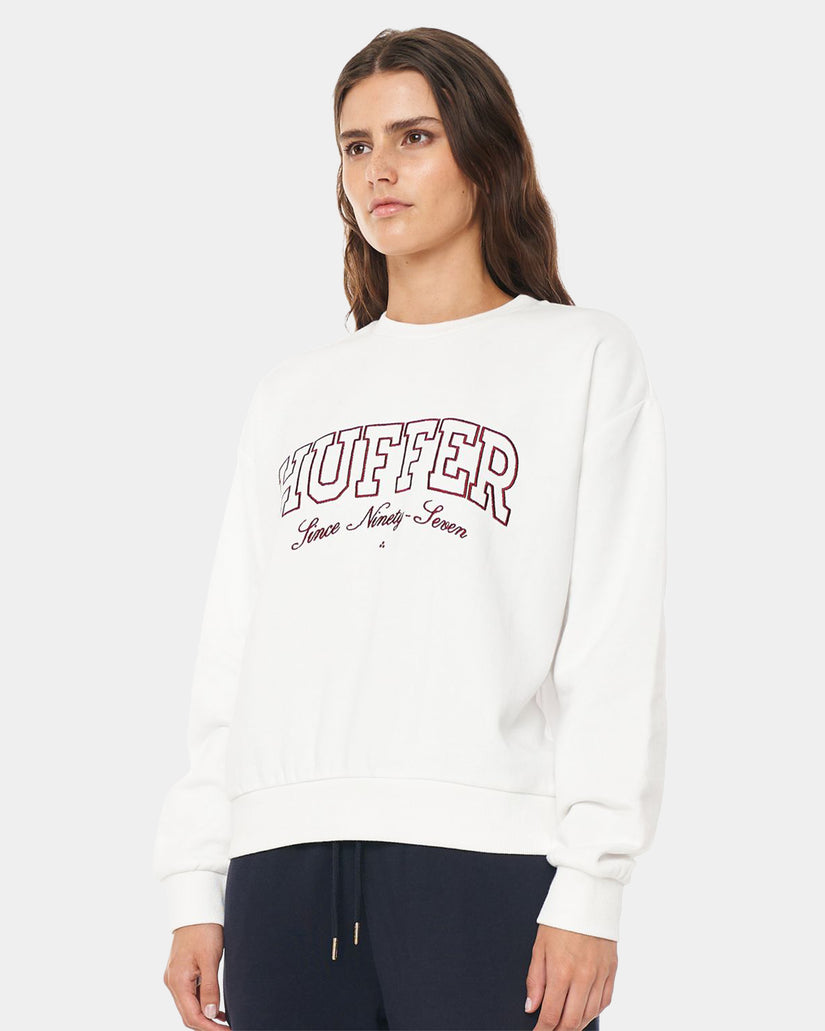 WOMENS RINGS SLOUCH CREW NECK