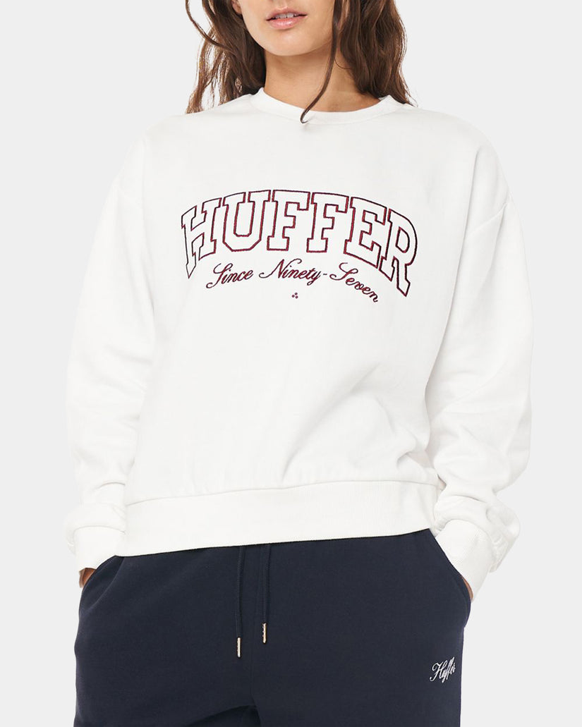 WOMENS RINGS SLOUCH CREW NECK