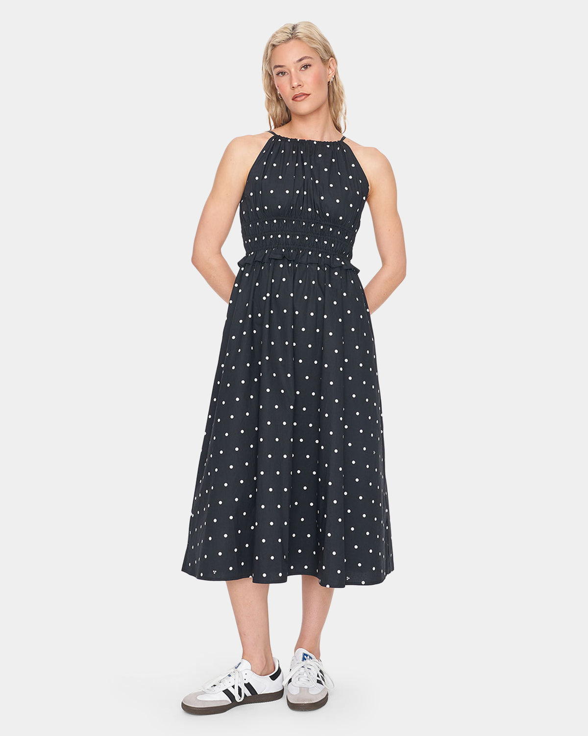 WOMENS BARDOT JEANNE MIDI DRESS