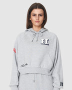 WOMENS 3 BALLER AVERY CROP HOODIE
