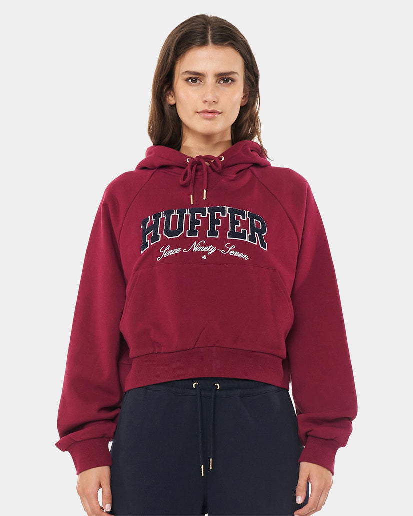 WOMENS 3 BALLER AVERY CROPPED PULLOVER HOODIE