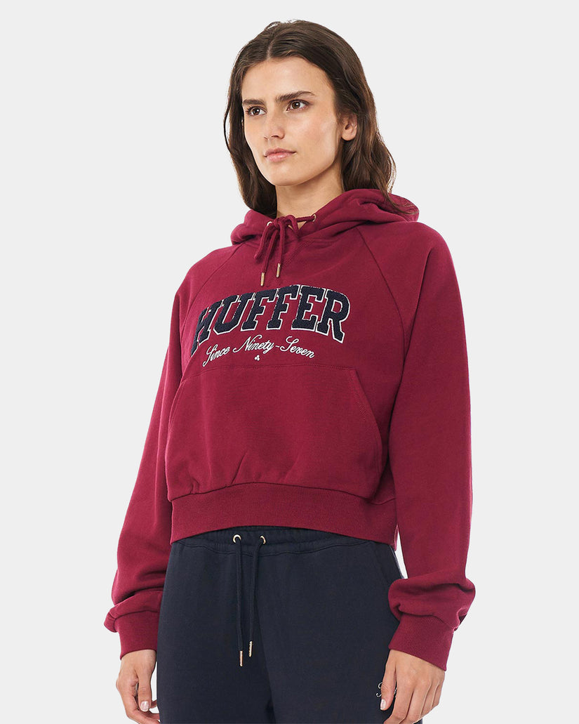 WOMENS 3 BALLER AVERY CROPPED PULLOVER HOODIE