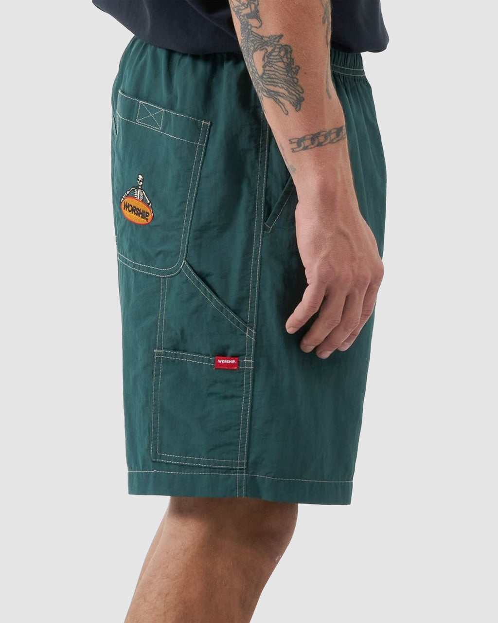 MENS LAY DOUBT NYLON CARPENTER SHORTS