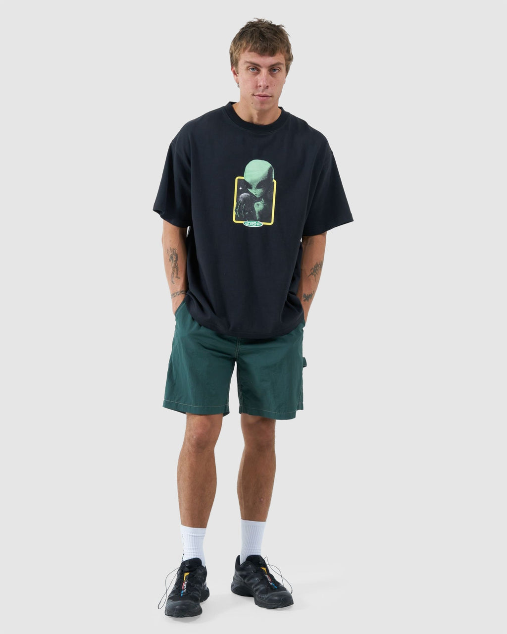 MENS LAY DOUBT NYLON CARPENTER SHORTS