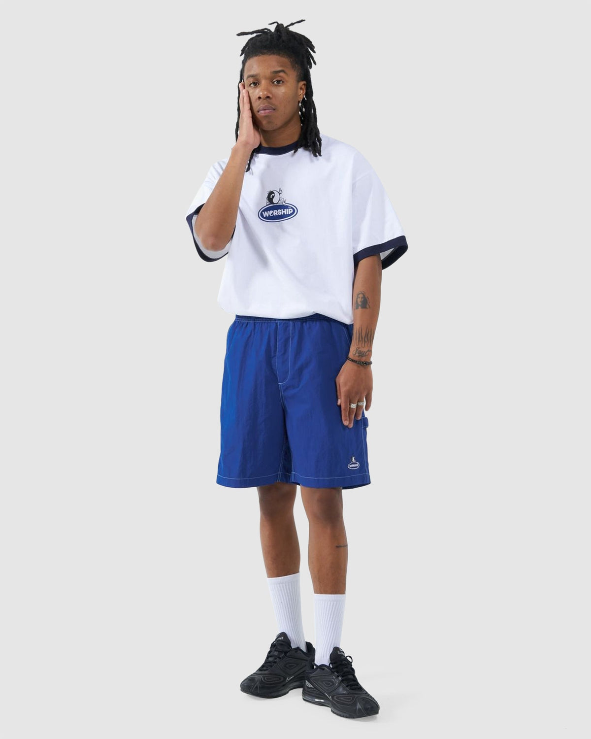 MENS TOMMY TWO NYLON CARPENTER SHORTS