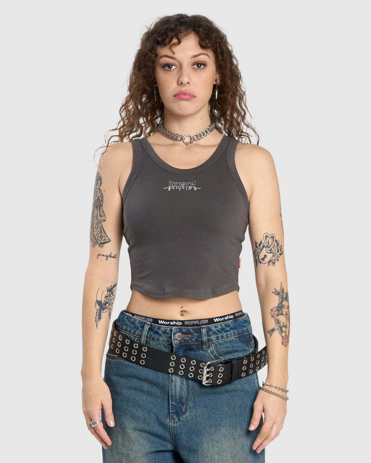 WOMENS SWAN LAKE CURVE TANK TOP