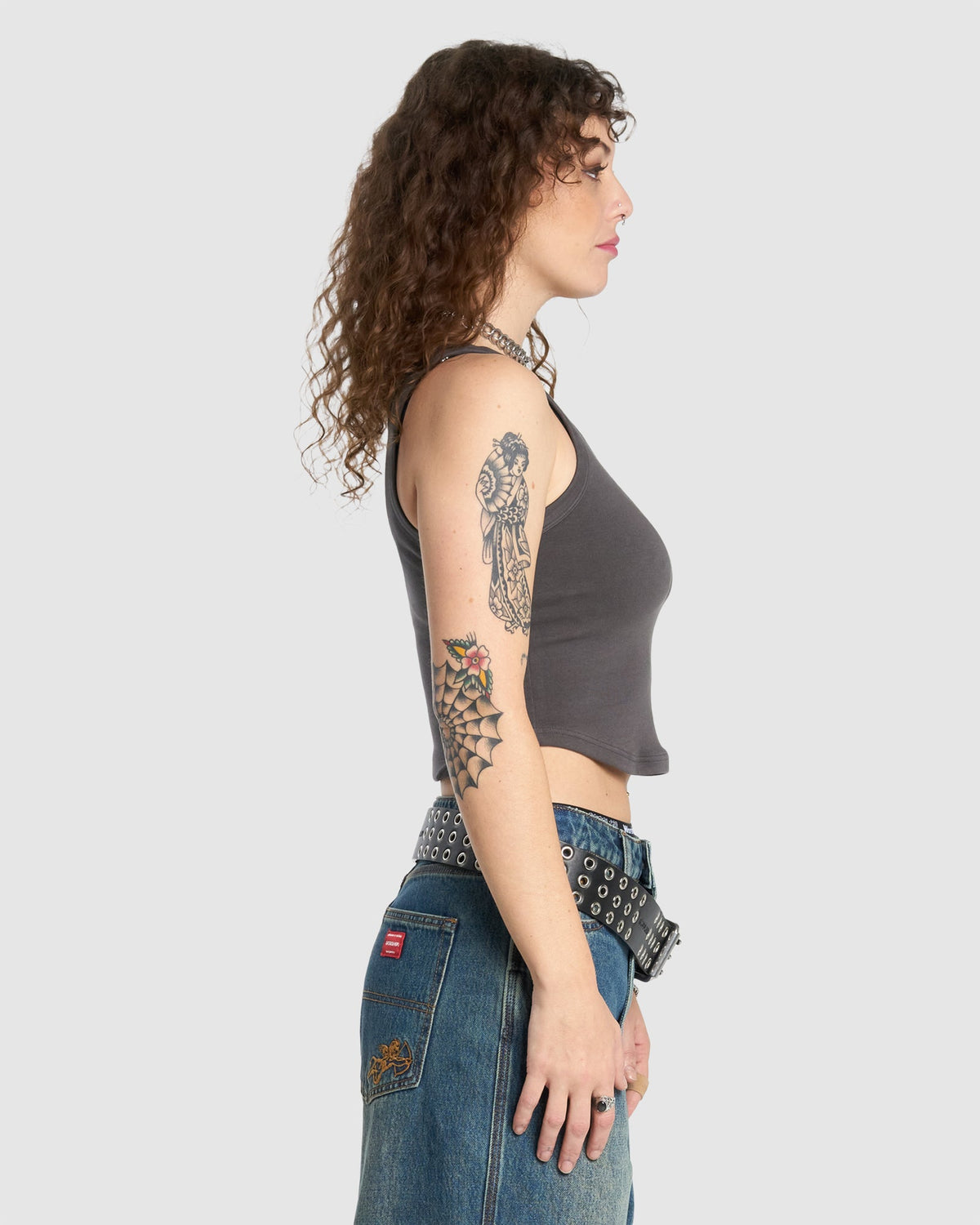 WOMENS SWAN LAKE CURVE TANK TOP
