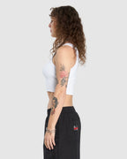 WOMENS PURGATORY CROP SPORT TANK TOP