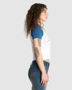 WOMENS CHERUB SLIM RAGLAN T-SHIRT