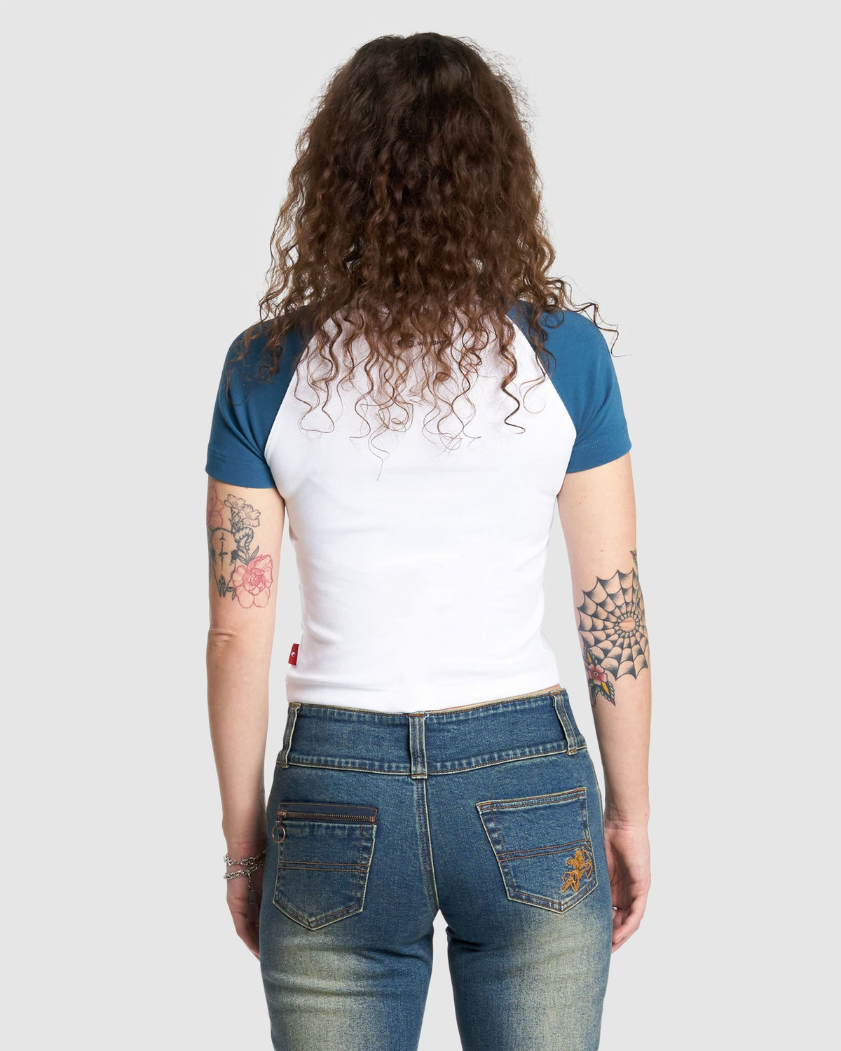 WOMENS CHERUB SLIM RAGLAN T-SHIRT