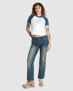 WOMENS CHERUB SLIM RAGLAN T-SHIRT