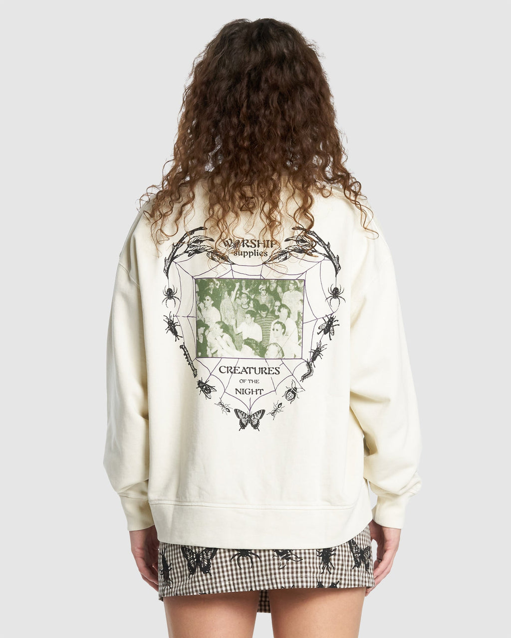 WOMENS CREATURES BOX FIT CREW NECK