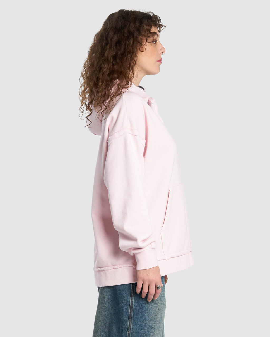 WOMENS JUMBLE BOX FIT HOOD
