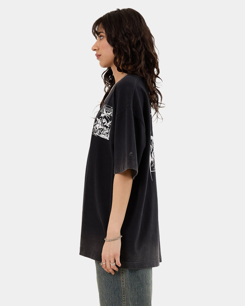 Womens At Peace Oversized T-Shirt