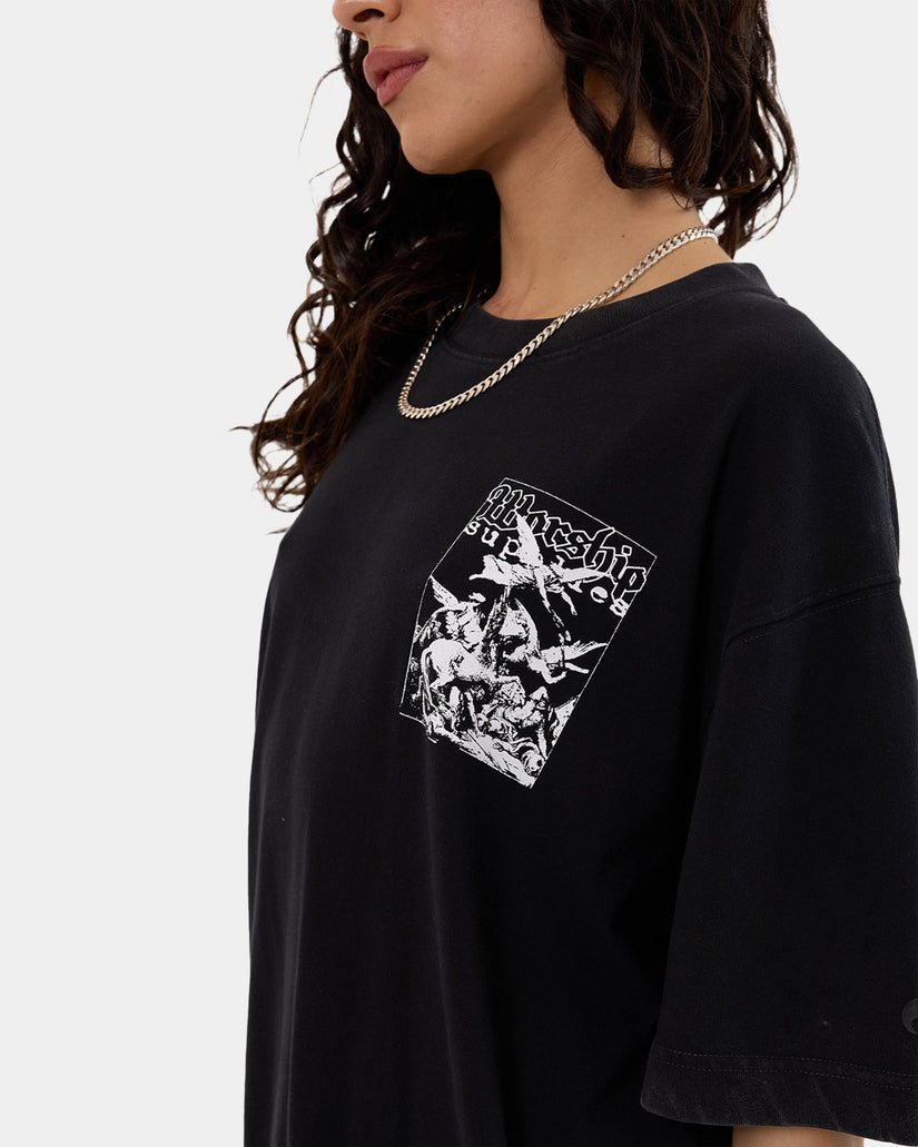 Womens At Peace Oversized T-Shirt