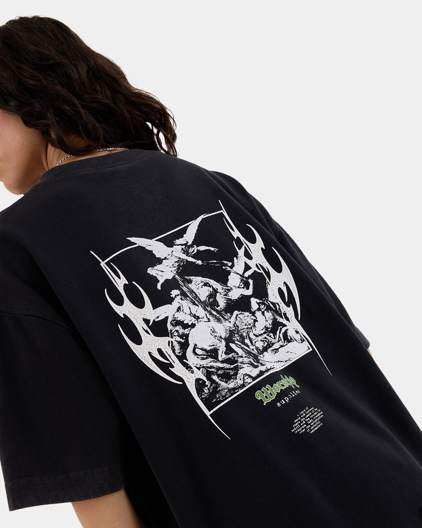 Womens At Peace Oversized T-Shirt