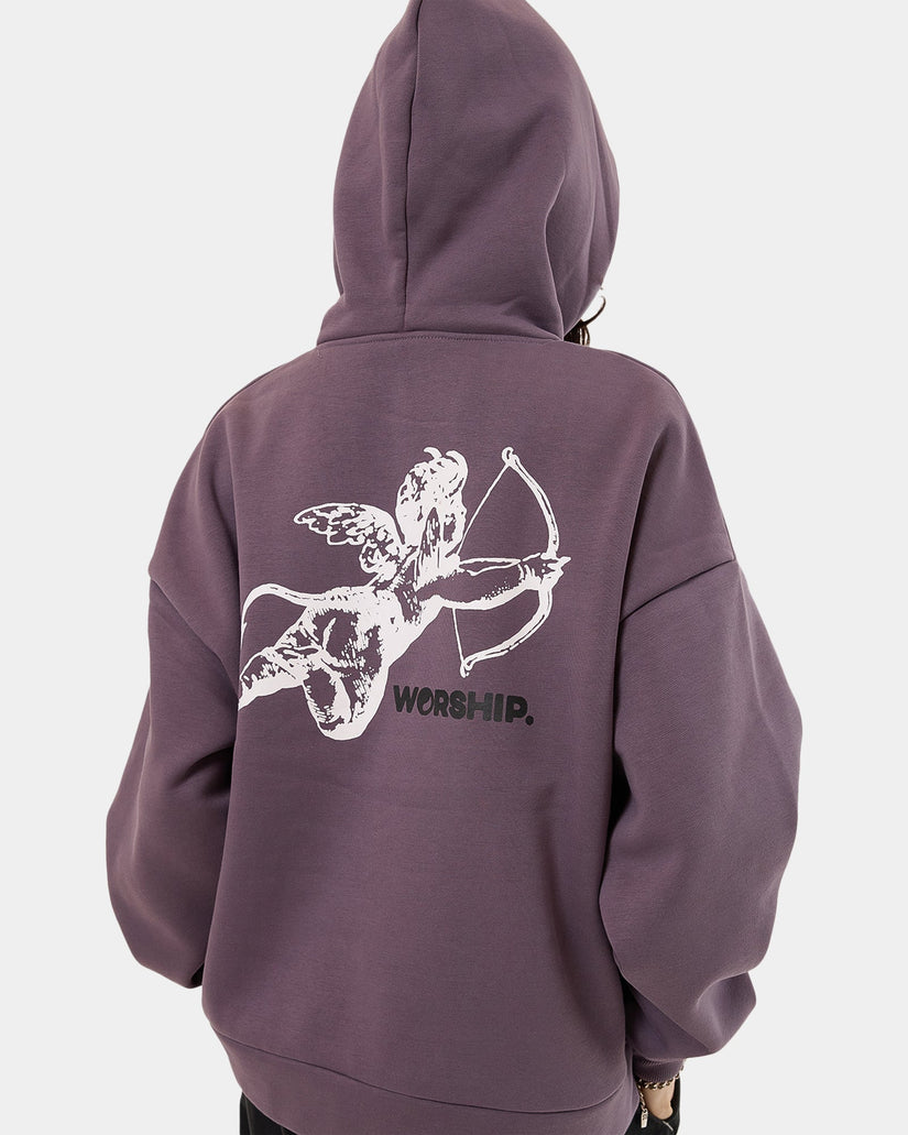 Womens Cherub Pullover Hoodie