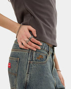 Womens Be Cool Carpenter Denim Shorts