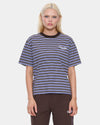 Womens Coed Stripe Regular Fit T-Shirt