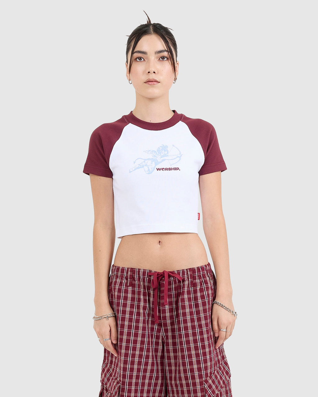 WOMENS CHERUB RAGLAN MICRO T-SHIRT