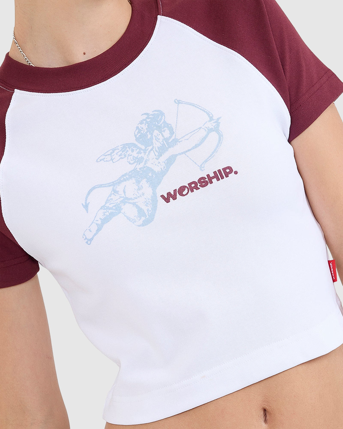 WOMENS CHERUB RAGLAN MICRO T-SHIRT