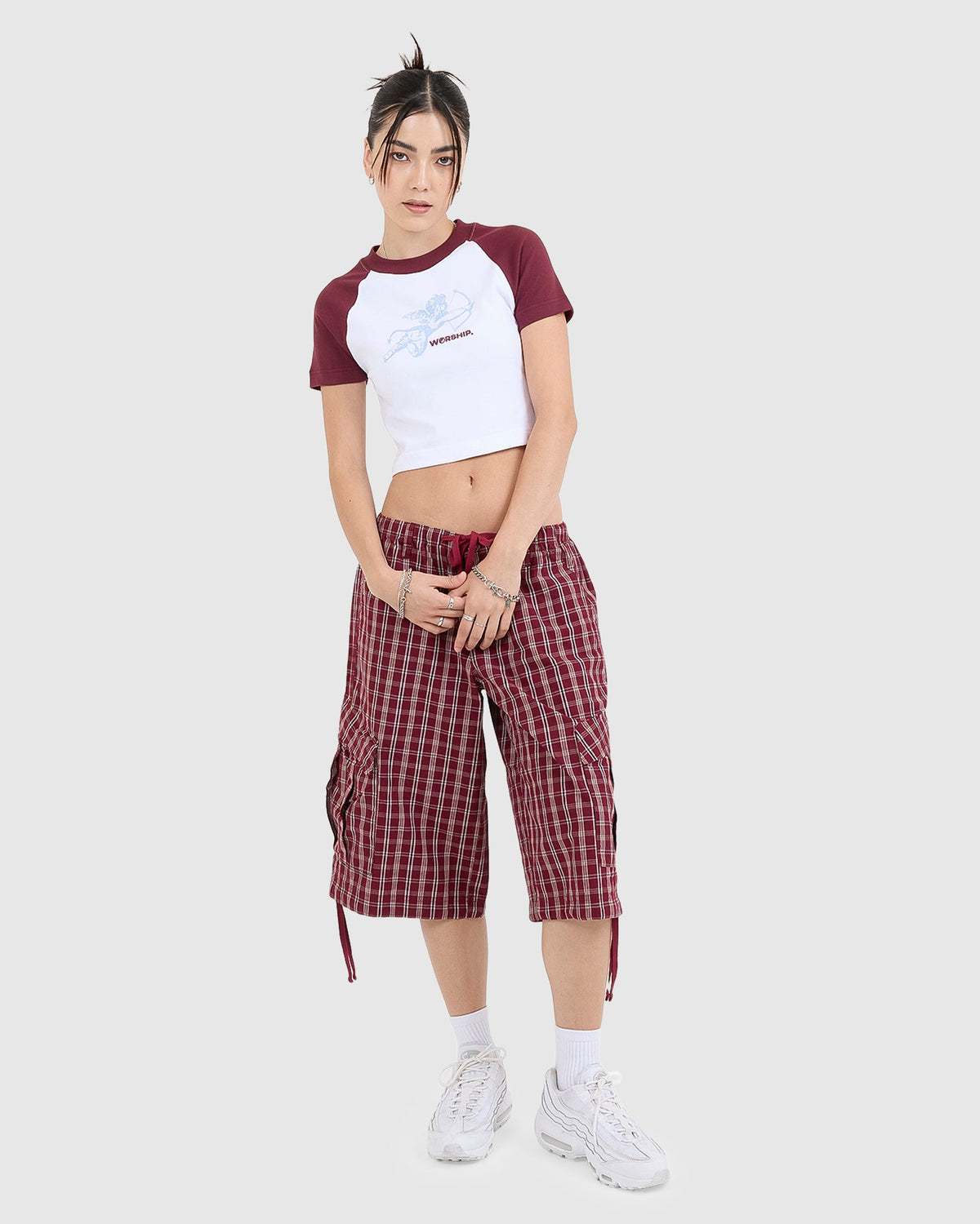 WOMENS CHERUB RAGLAN MICRO T-SHIRT