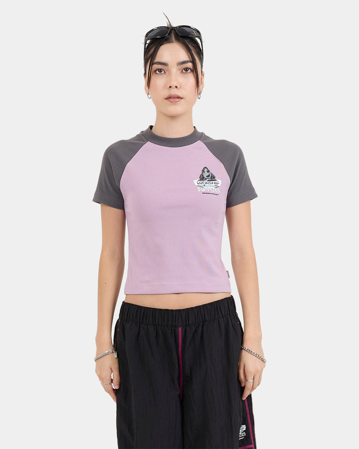 Mens Voyant Slim Raglan T-Shirt