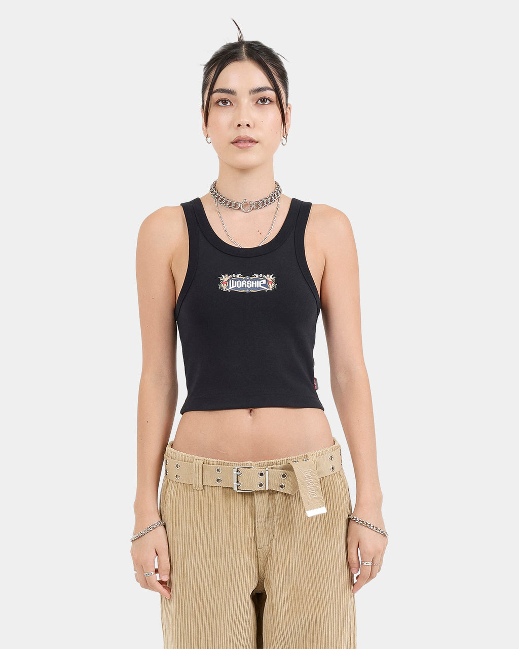 Womens Podium Sport Crop Top