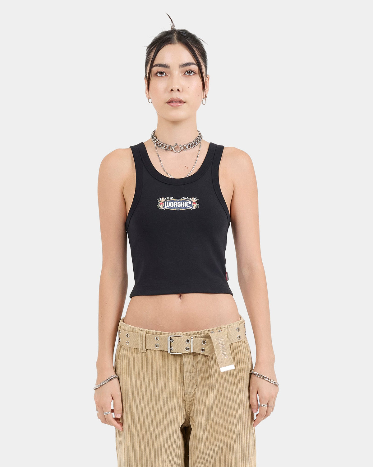 Womens Podium Sport Crop Top