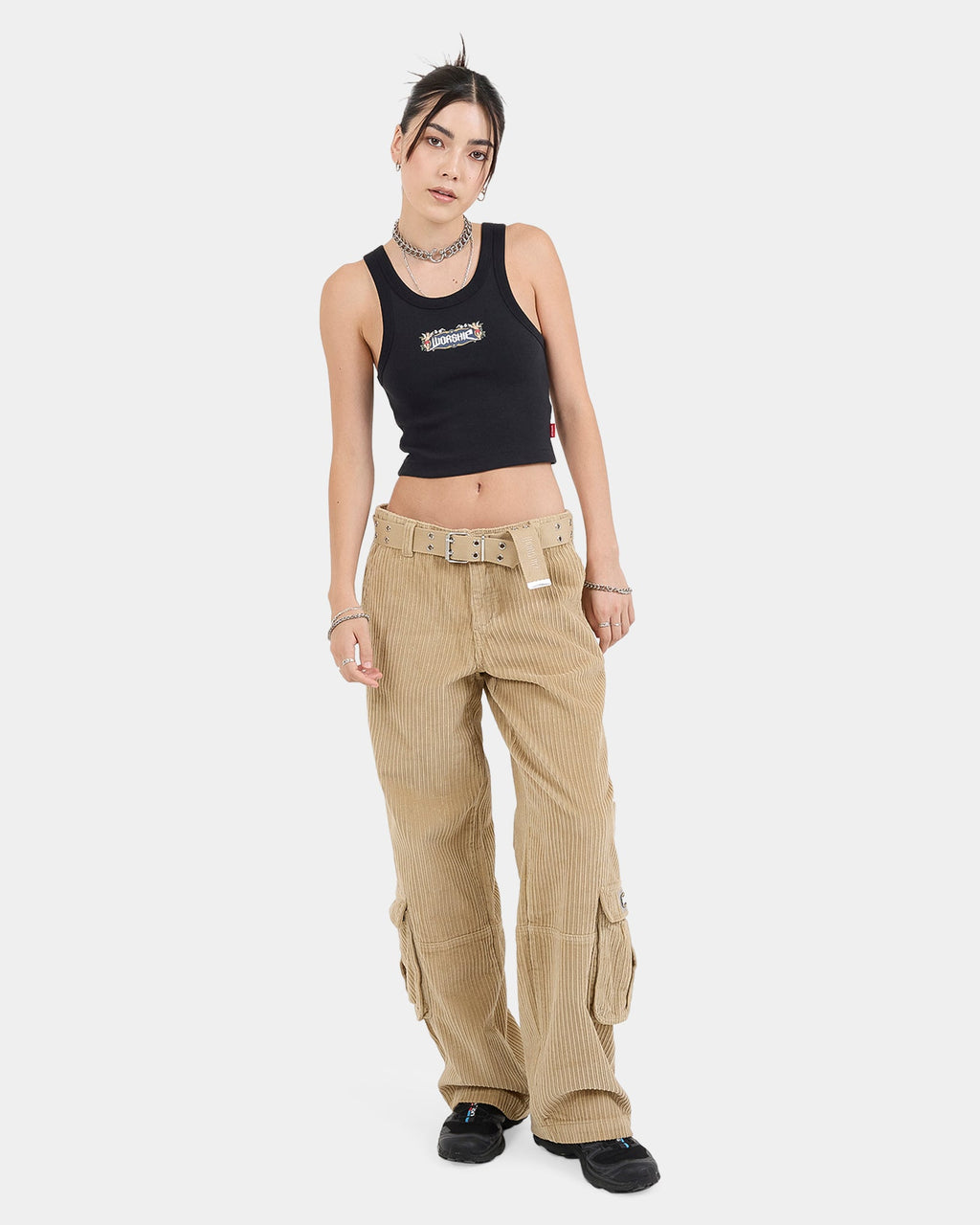 Womens Podium Sport Crop Top