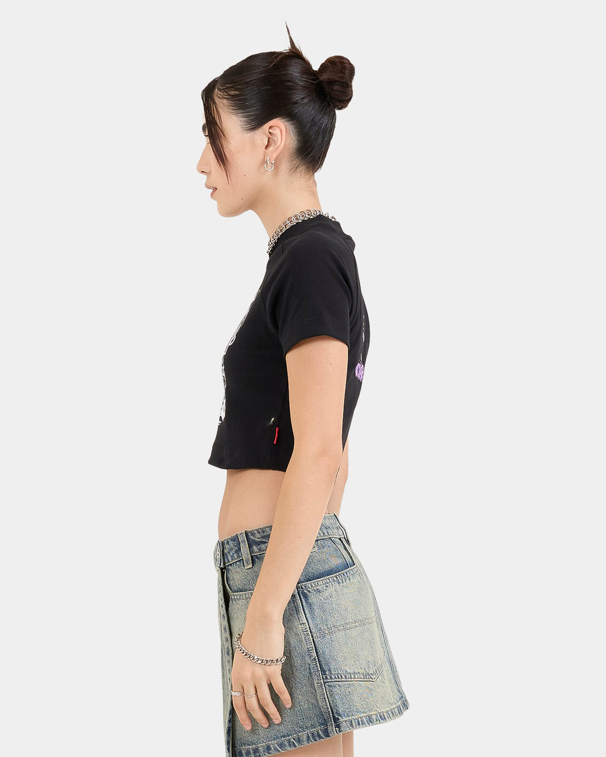 Womens Potin Raglan Micro T-Shirt