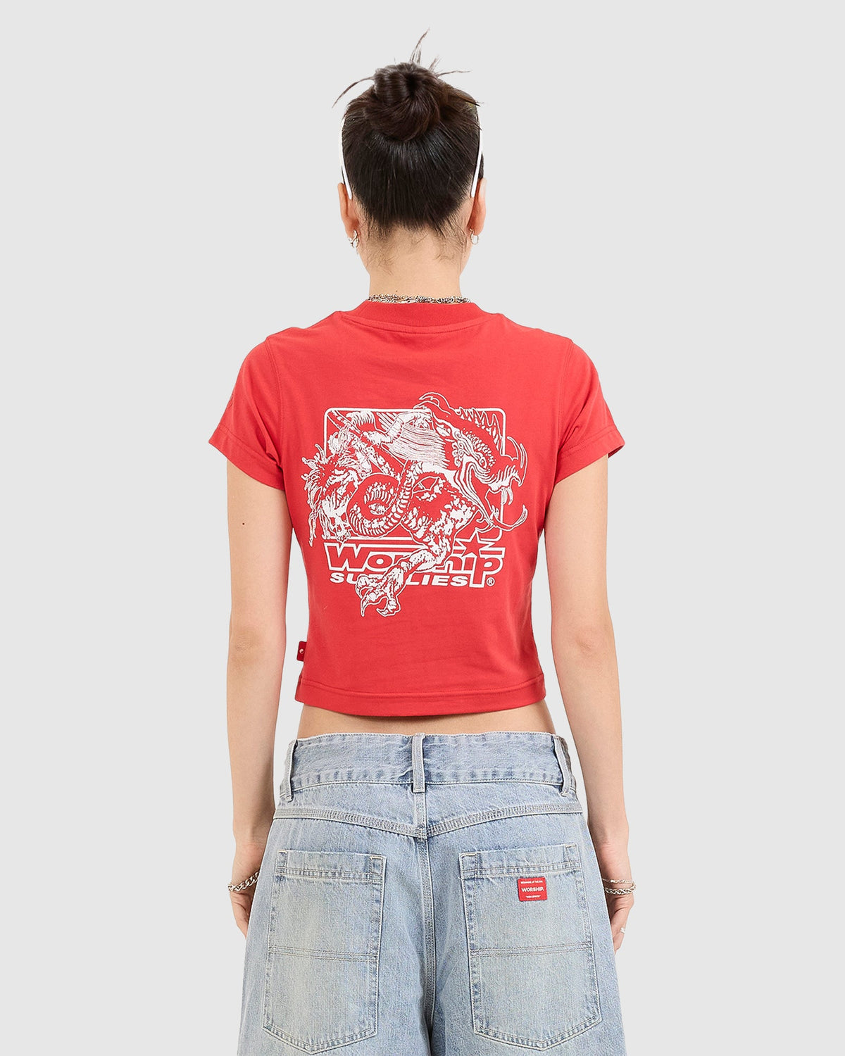 WOMENS PUSH OFF TEENY T-SHIRT