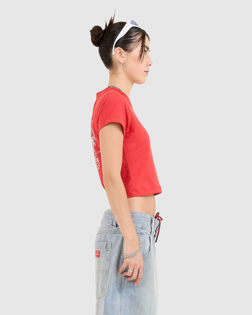 WOMENS PUSH OFF TEENY T-SHIRT