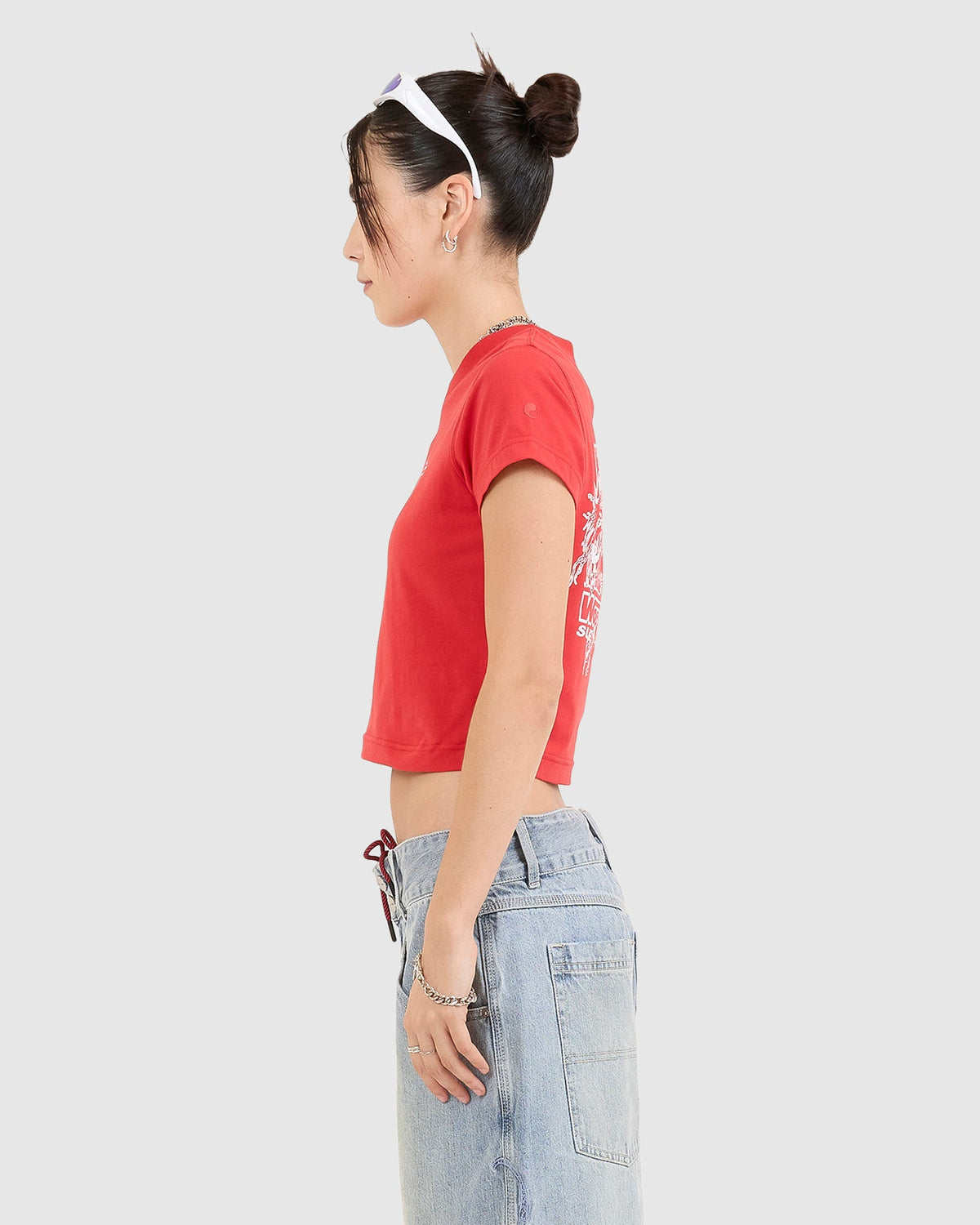 WOMENS PUSH OFF TEENY T-SHIRT