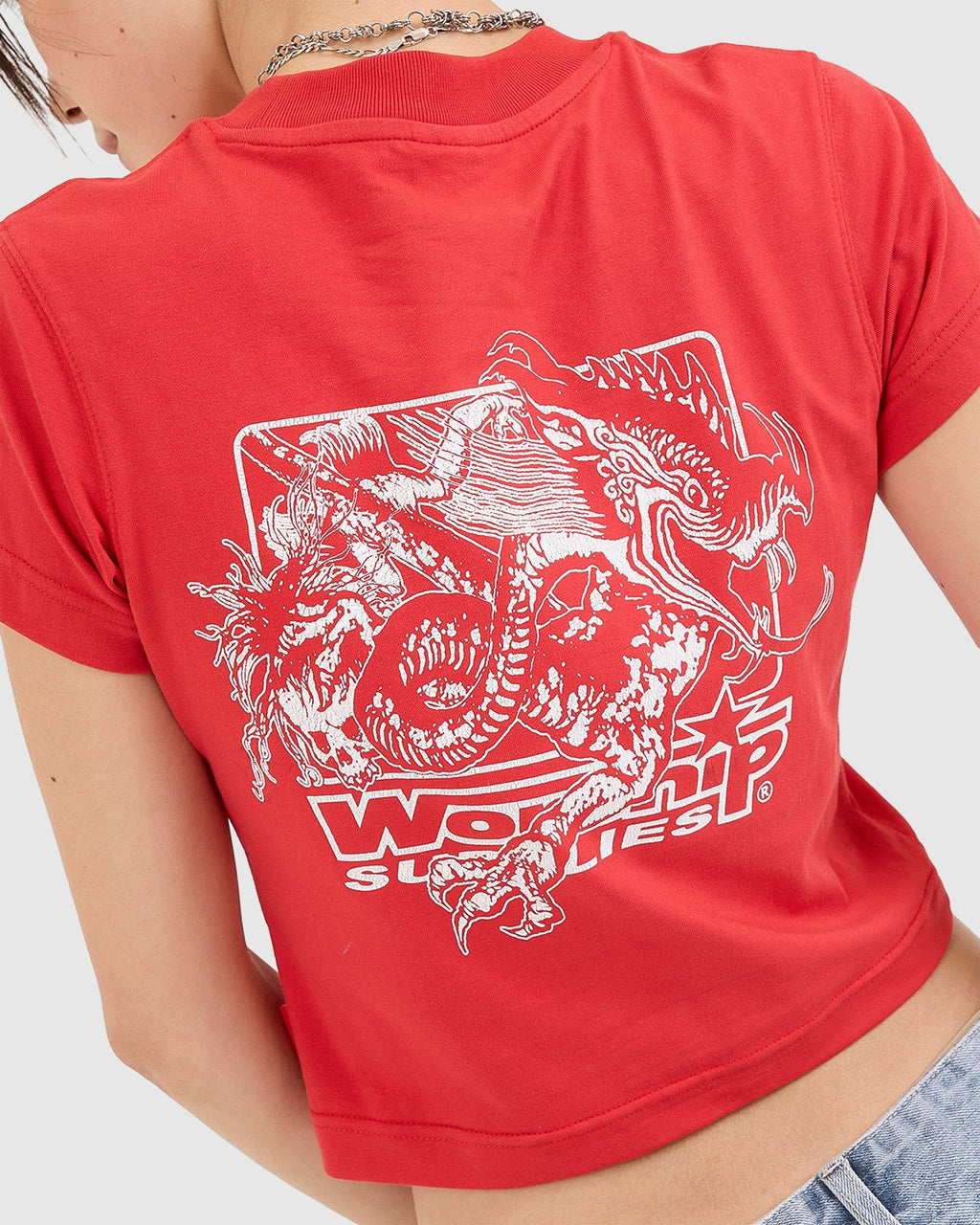 WOMENS PUSH OFF TEENY T-SHIRT