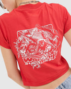 WOMENS PUSH OFF TEENY T-SHIRT