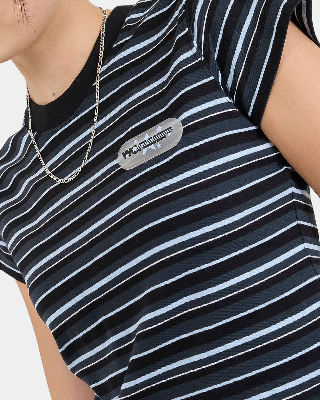 Womens Express Stripe Teeny T-Shirt