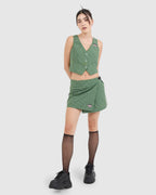 WOMENS ETERNAL MICRO WRAP MINI SKIRT