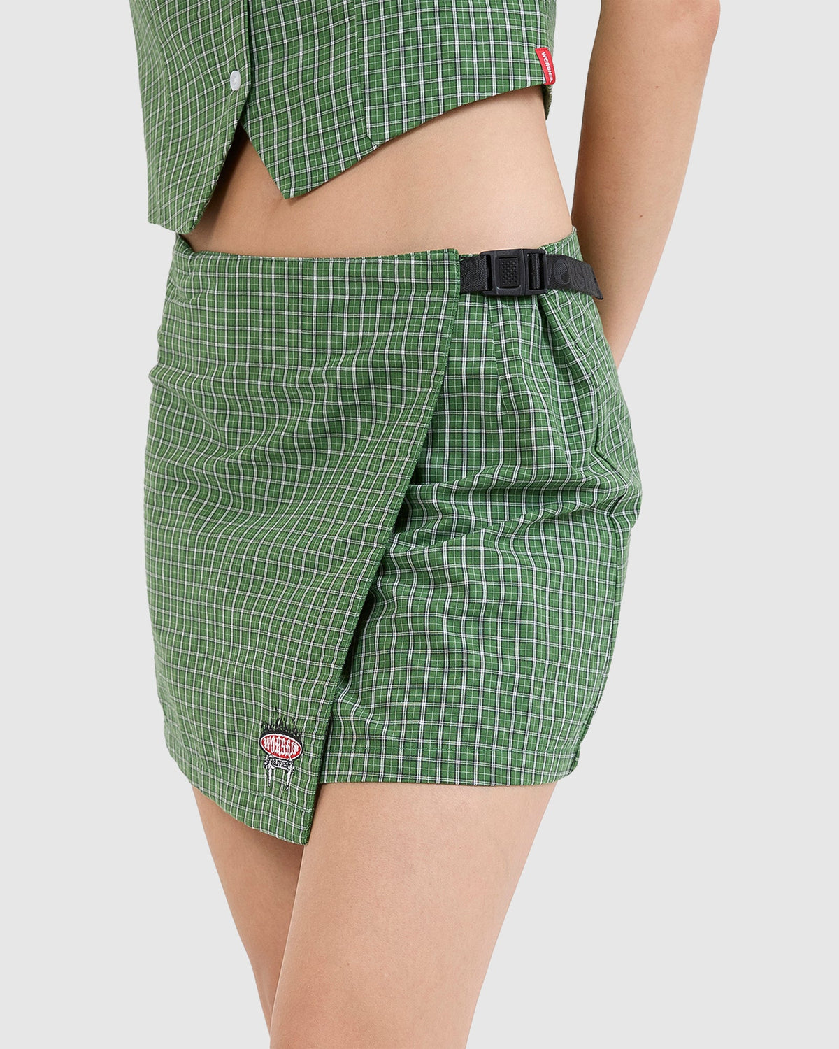 WOMENS ETERNAL MICRO WRAP MINI SKIRT