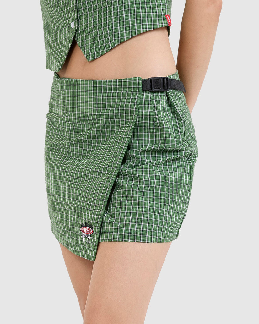 WOMENS ETERNAL MICRO WRAP MINI SKIRT